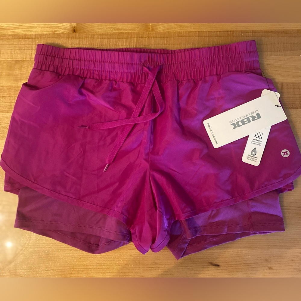 RBX Women's Magenta Athletic Shorts (S) NWT